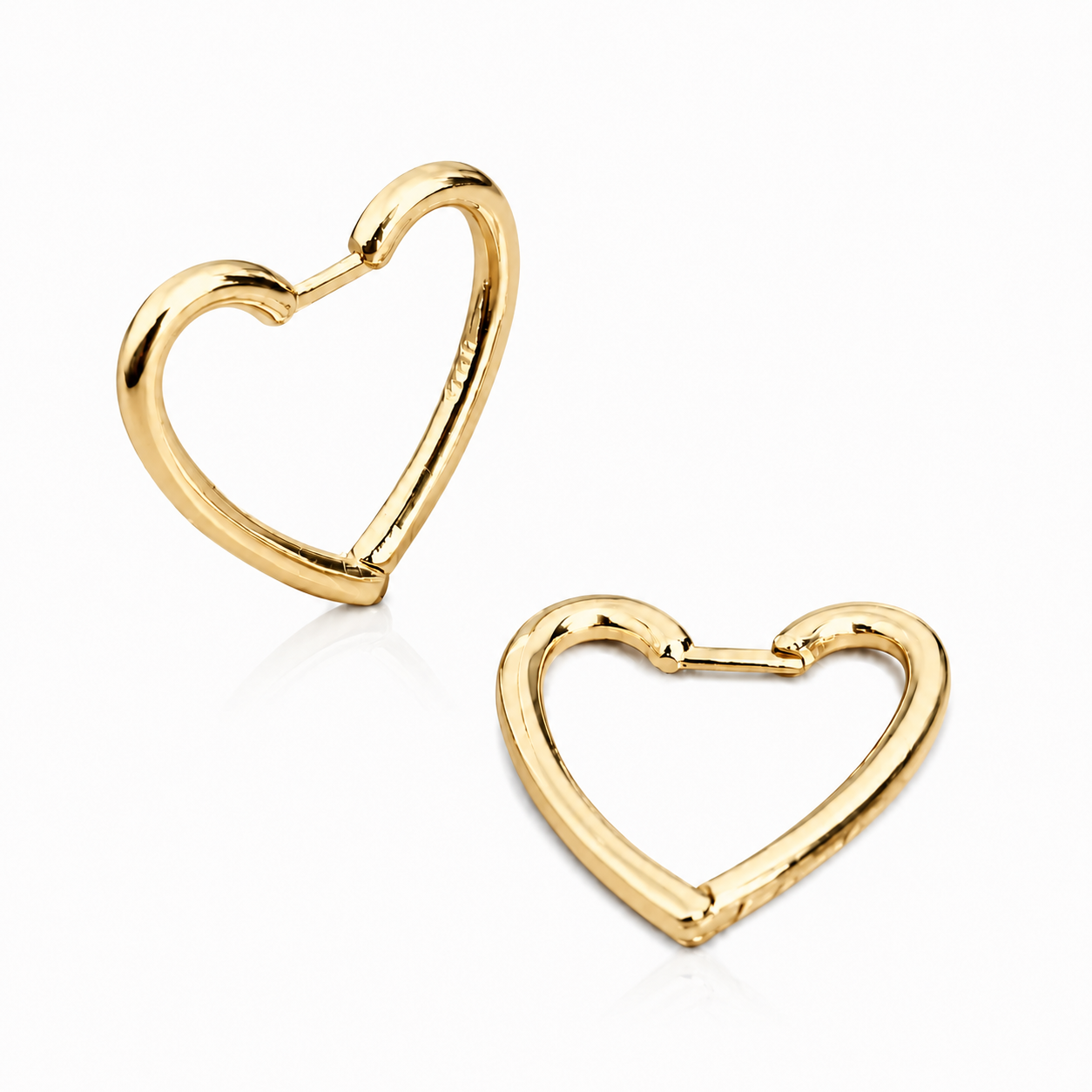 Cercei Rotunzi din Argint 925 Placați cu Aur 14K – Eleganță Minimalistă și Design Modern 2x2 CM. CD591