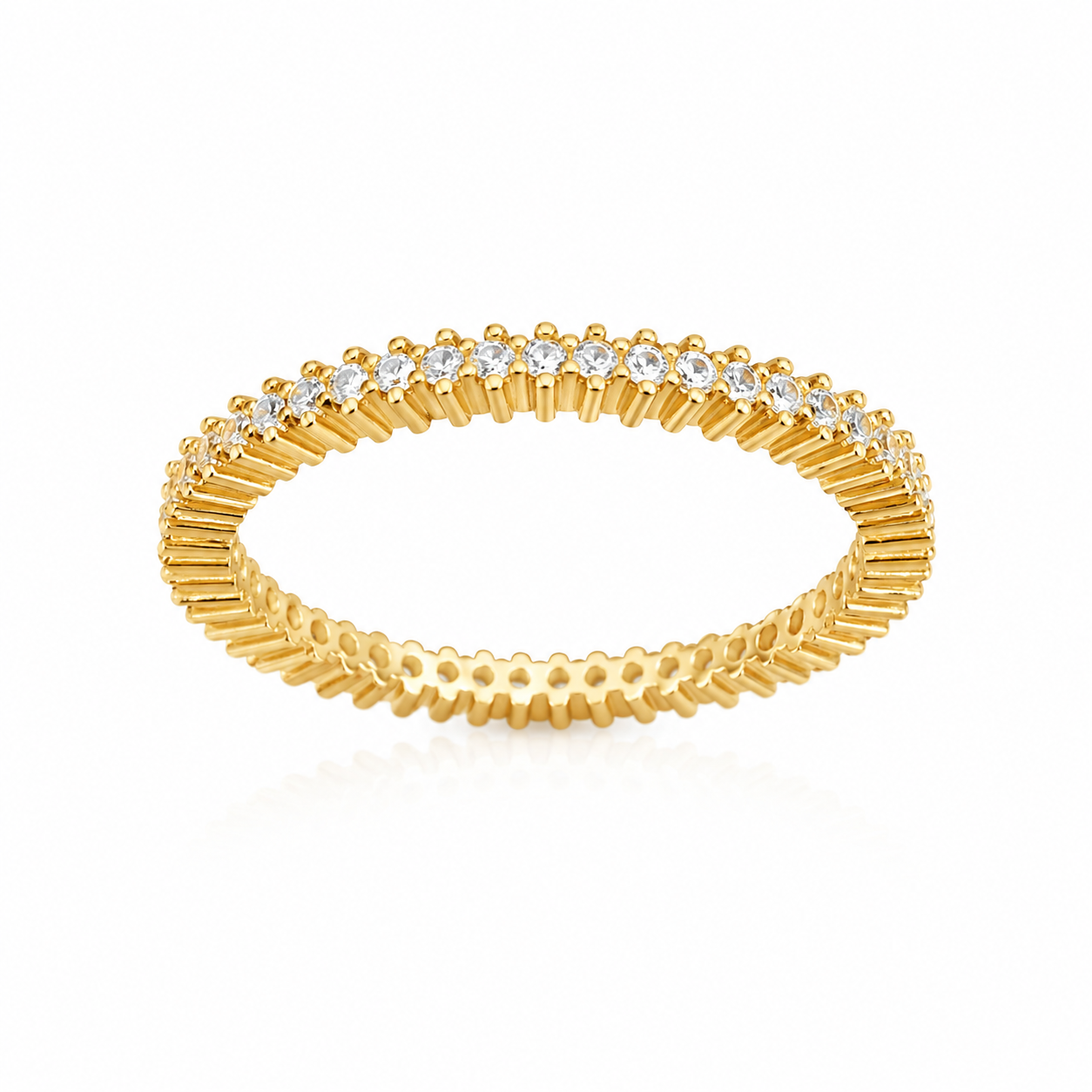 Inel elegant minimalist ambalat in cutie cadou premium
