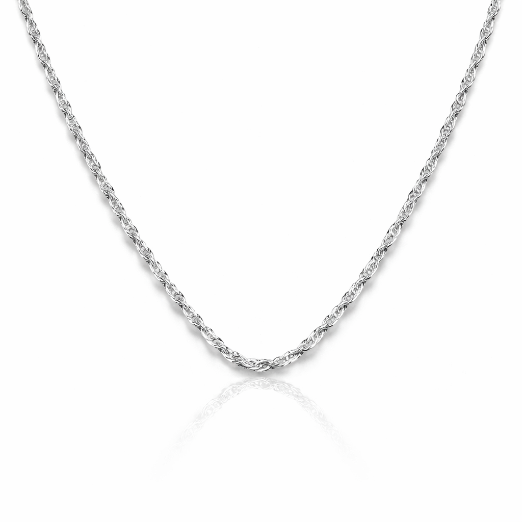 Lanț din Argint 925 Model Rope 2.5 mm – Lănțișor Argint 50 cm Elegant. LD88-50