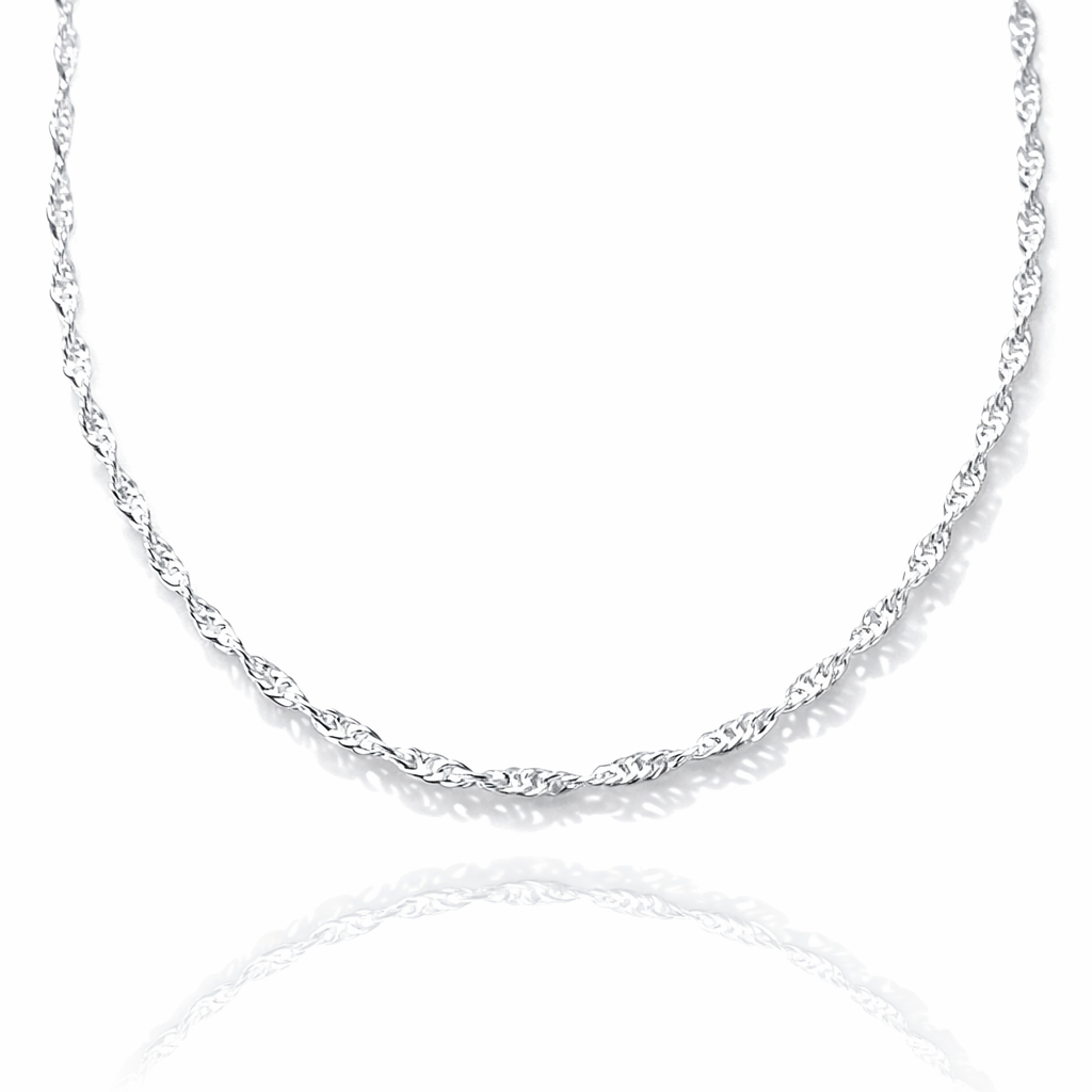 Lănțișor din Argint 925 Împletit 2.5 mm – Lanț Elegant 45 cm, 2.1 g, Bijuterie Fină cu Cutie Cadou Premium | Infinity Bijoux. LD88-45