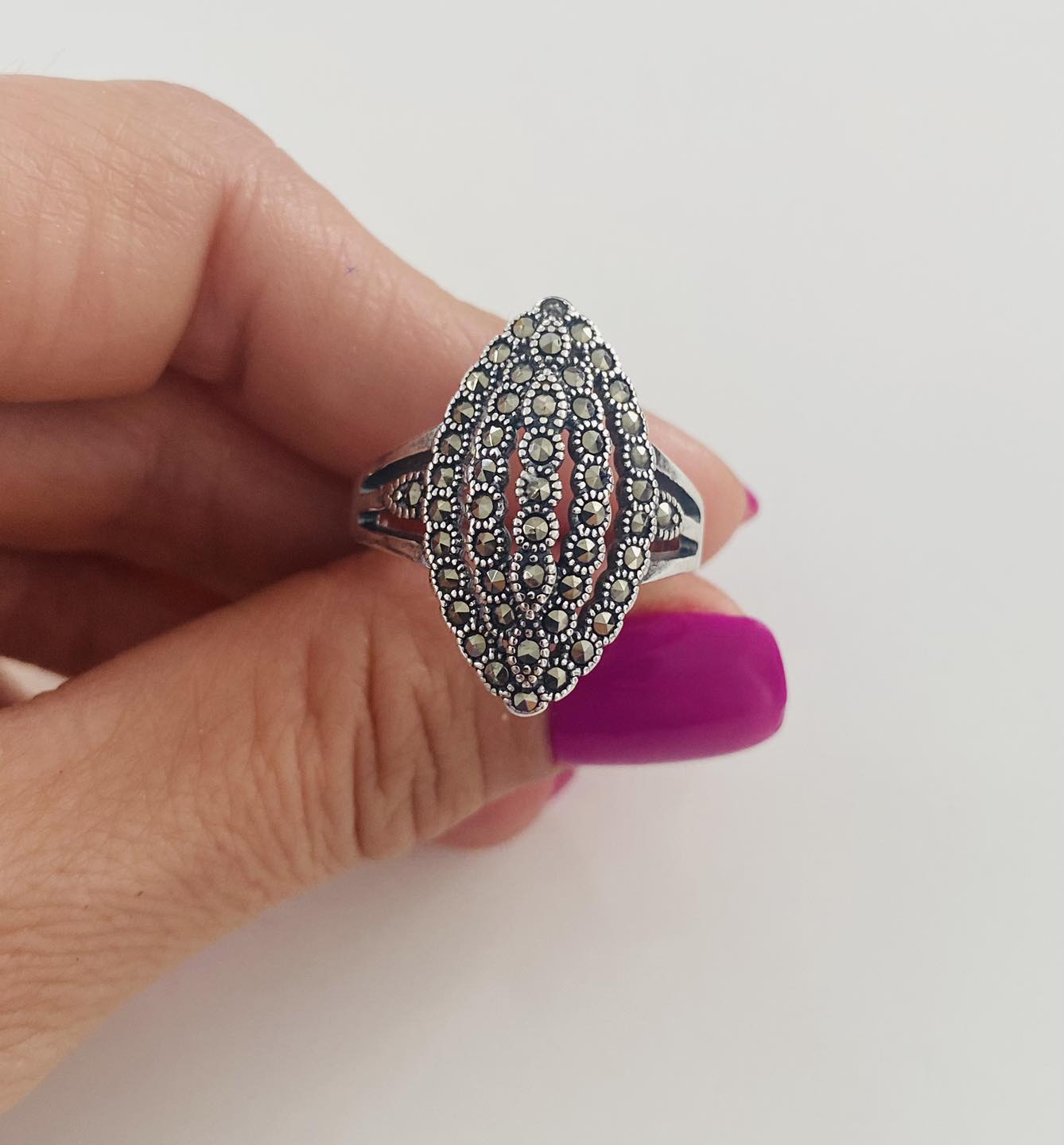 Bijuterie marcasite naturale cutie cadou