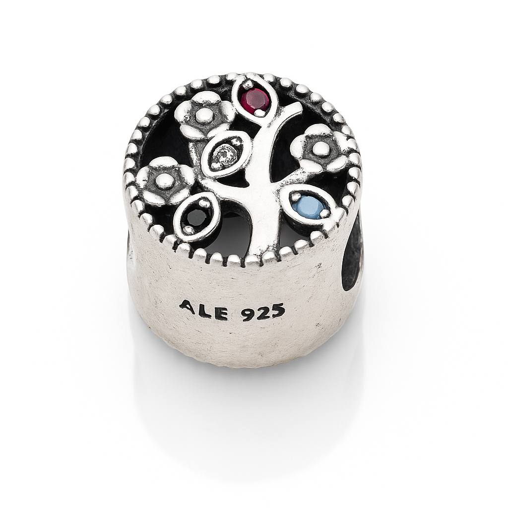 Charm argint 925 Arborele Vieții multicolor, compatibil Pandora – bijuterie e-commerce InfinityBijoux