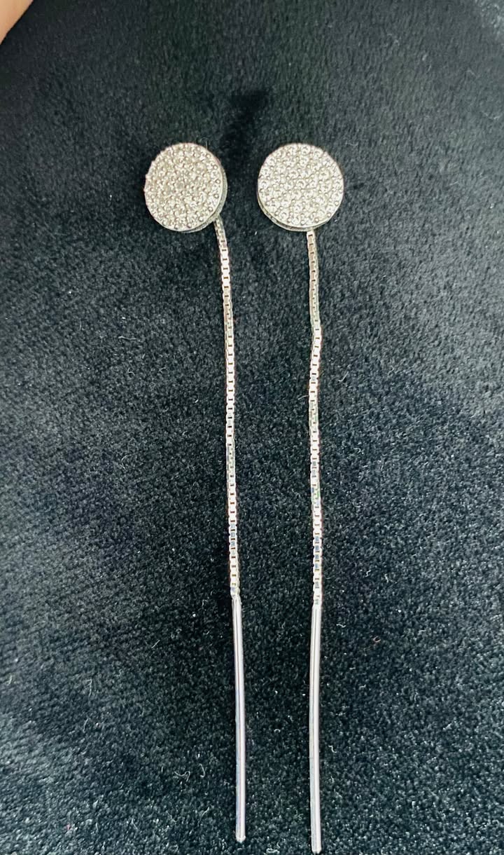 Cercei eleganti argint cutie cadou