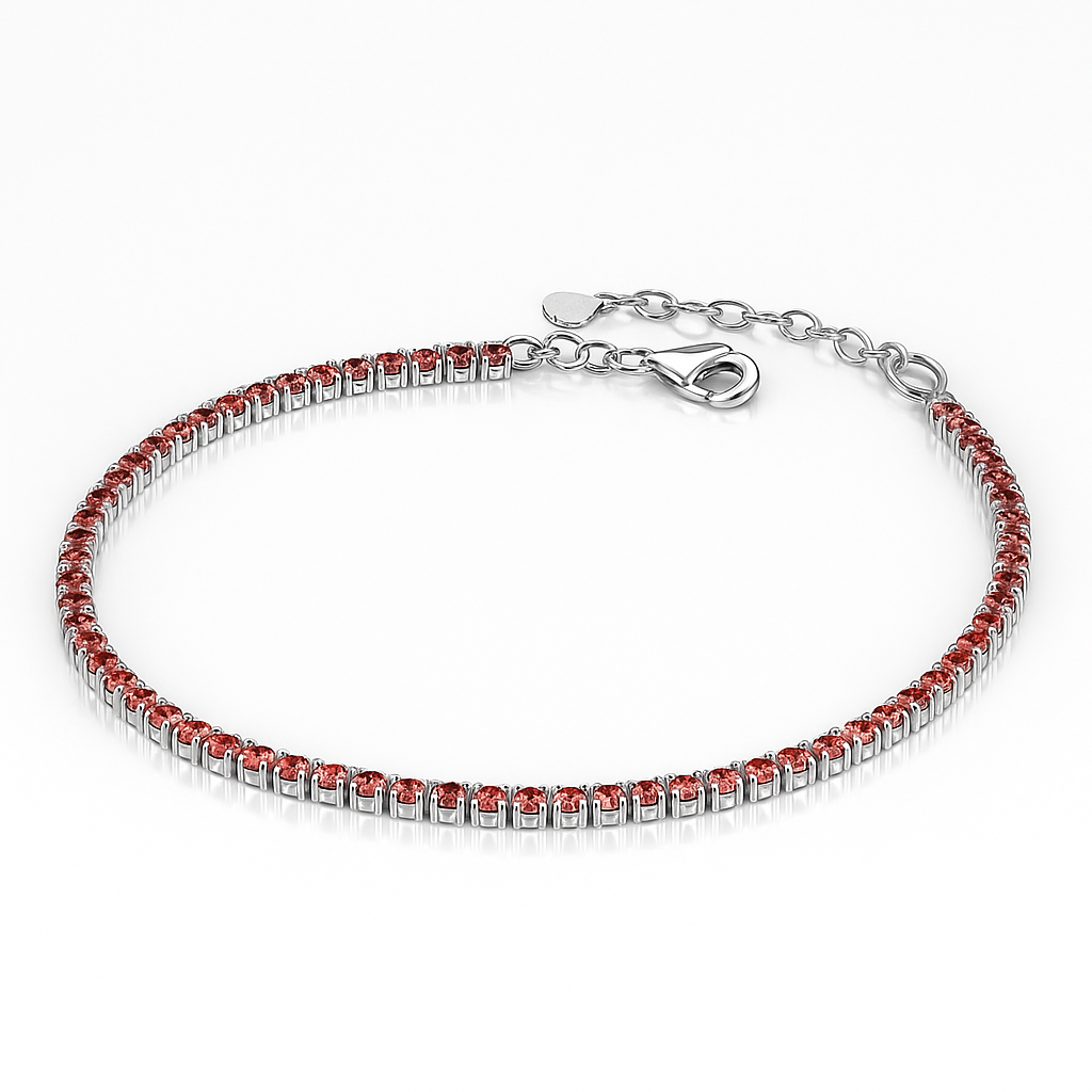 Brățară Tenis din Argint 925 Rodiat cu Zirconii Strălucitoare. BD73